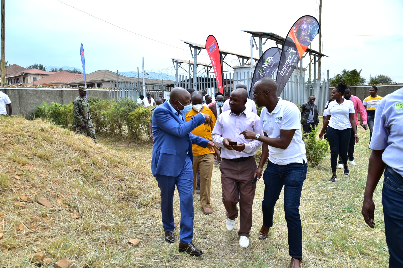 Hon. Kabbyanga Godfrey Baluku commissions the Data Transmission Site in Rwenzori Sub-Region.#RCIP Commissioning