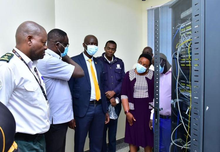 NBI Connectivity at Katuna one stop border post (Uganda-Rwanda) at URA & DCIC offices #RCIP Commissioning