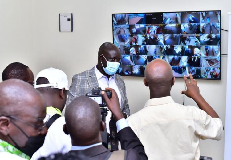 Hon. Ecweru Musa Francis addresses Soroti people during commissioning of RCIP funded projects in in Teso and Karamonja sub-region