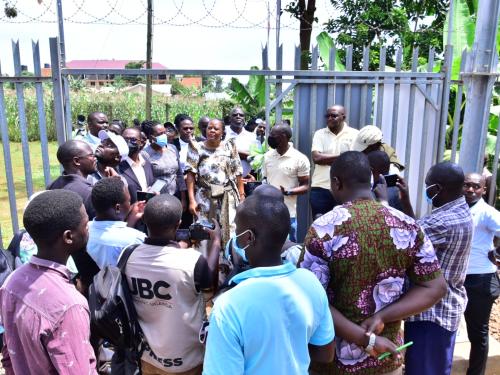 Hon. Miriam Mukyaye commissions the Greened Data Transmission Site in 📍Mbale City,#RCIP Commissioning