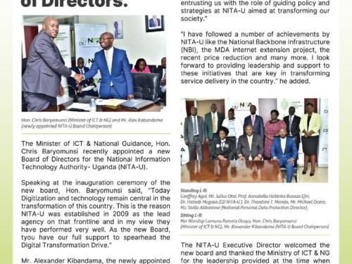 Hon.Dr.Chris Baryomunsi appoints new board of directors