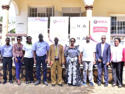 Hon. Joyce Nabbosa Ssebugwawo  inspected made a courtesy visit to NIRA Offices Masaka now connected to internet through RCIP project #RCIP Commissioning