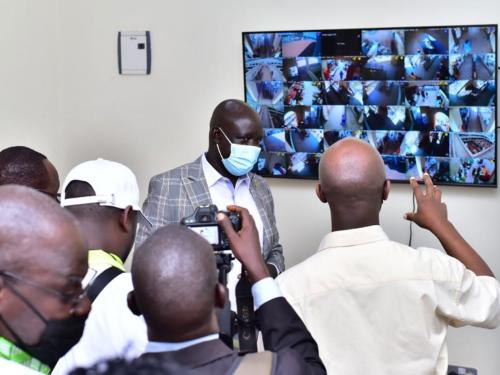 Hon. Ecweru Musa Francis addresses Soroti people during commissioning of RCIP funded projects in in Teso and Karamonja sub-region